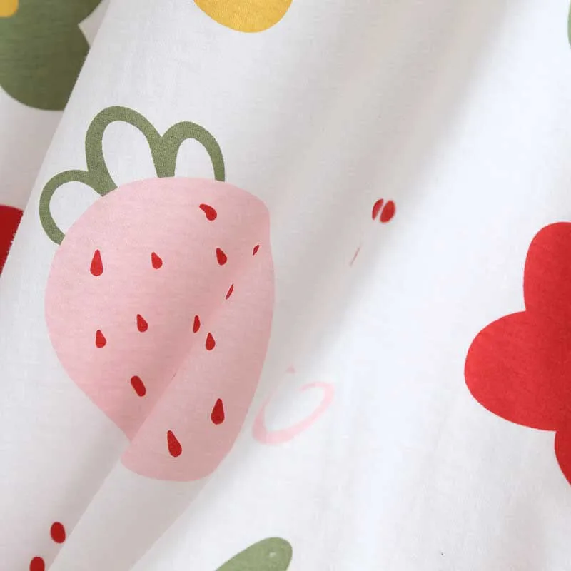 2020 Summer New Ladies Cartoon Strawberry Printed Pyjamas Set Comfort Full Cotton Sleepwear Top+Pants 2Pcs Women Loose Homewear
2020 Summer New Ladies Cartoon Strawberry Printed Pyjamas Set Comfort Full Cotton Sleepwear Top+Pants 2Pcs Women Loose Homewear