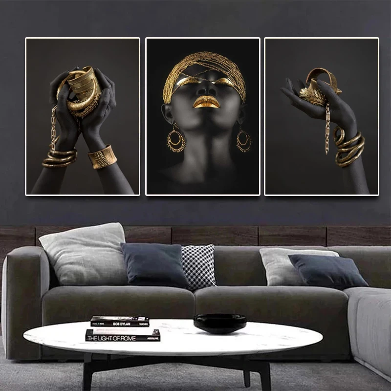 African Black Hand Holding Silver Jewelry Wall Art Canvas Painting Wall Decoration Picture Prints Scandinavian Wall Art Decor
African Black Hand Holding Silver Jewelry Wall Art Canvas Painting Wall Decoration Picture Prints Scandinavian Wall Art Decor