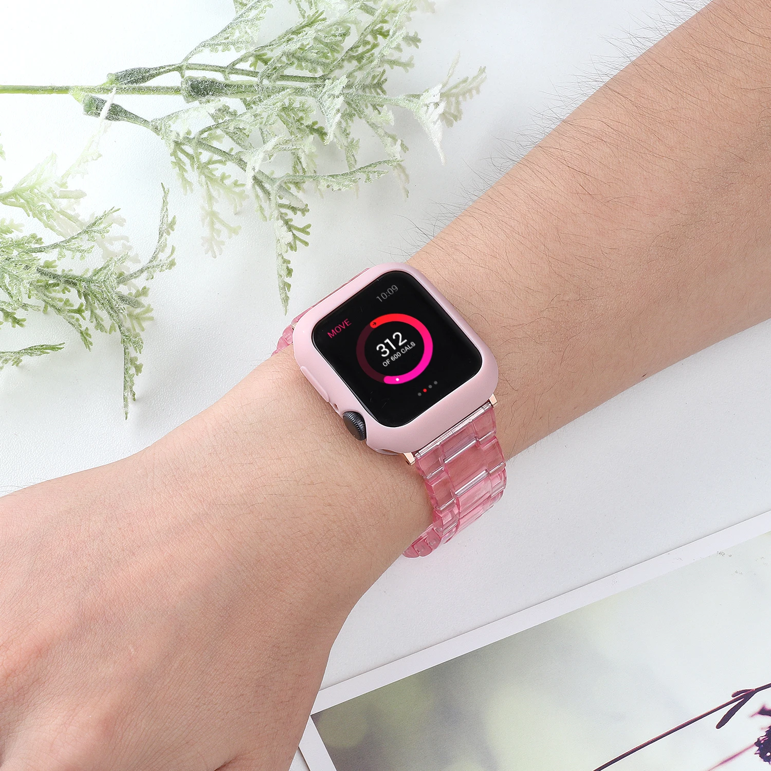 Case+strap for Apple Watch Band 44mm 40mm 42mm 38mm Resin Belt +Silicone Cover Bracelet for iWatch Series 6 SE 5 4 3 2 1
Case+strap for Apple Watch Band 44mm 40mm 42mm 38mm Resin Belt +Silicone Cover Bracelet for iWatch Series 6 SE 5 4 3 2 1