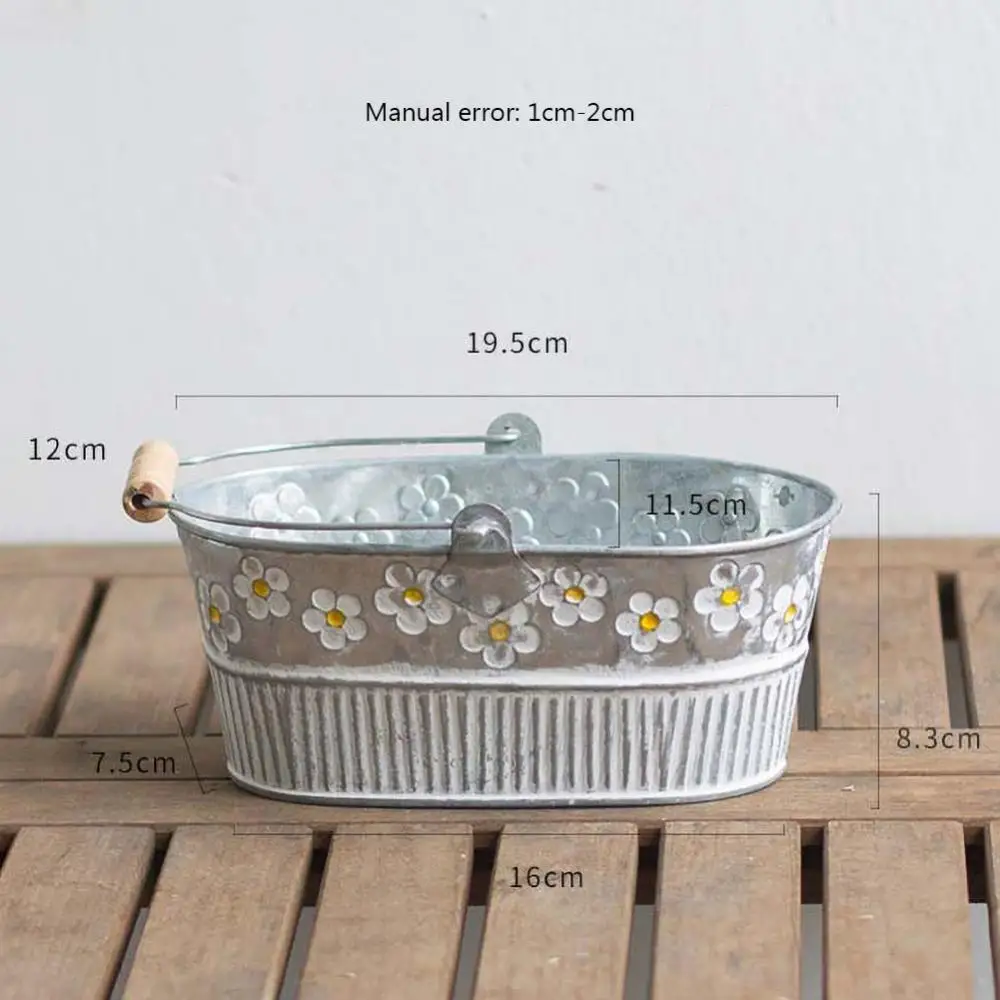 Embossed Wrought Iron Dried Flower Pot Vase Storage Bucket Desktop Balcony Decor Flower Pots Planters Garden Supplies
Embossed Wrought Iron Dried Flower Pot Vase Storage Bucket Desktop Balcony Decor Flower Pots Planters Garden Supplies