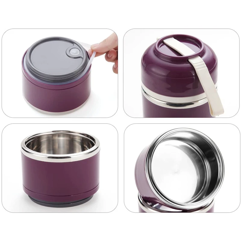 Portable Triple Layer Bento Box Green Purple Food Container for School Office and Travel
Portable Triple Layer Bento Box Green Purple Food Container for School Office and Travel