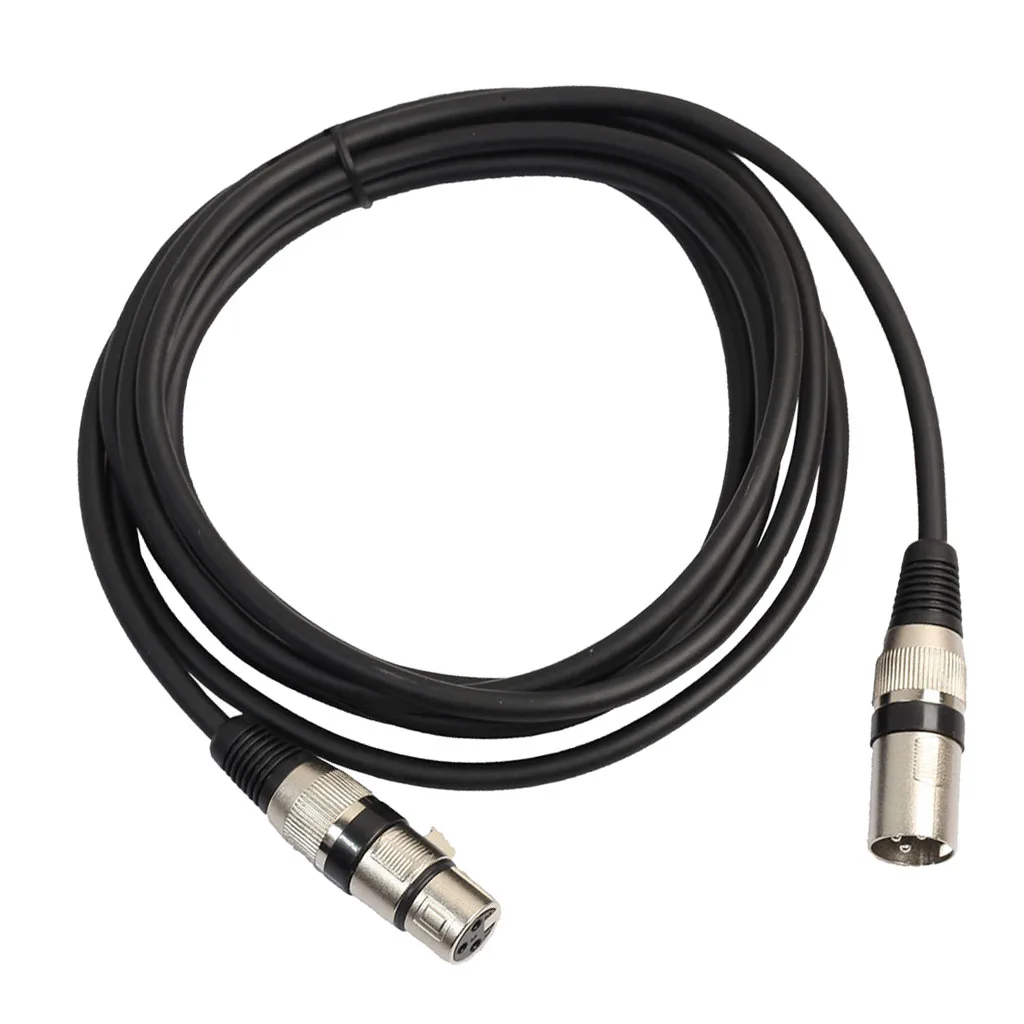 3 Pin DMX сигнальный кабель провод XLR Мужской к женскому кабелю Змеиный шнур|Детали и