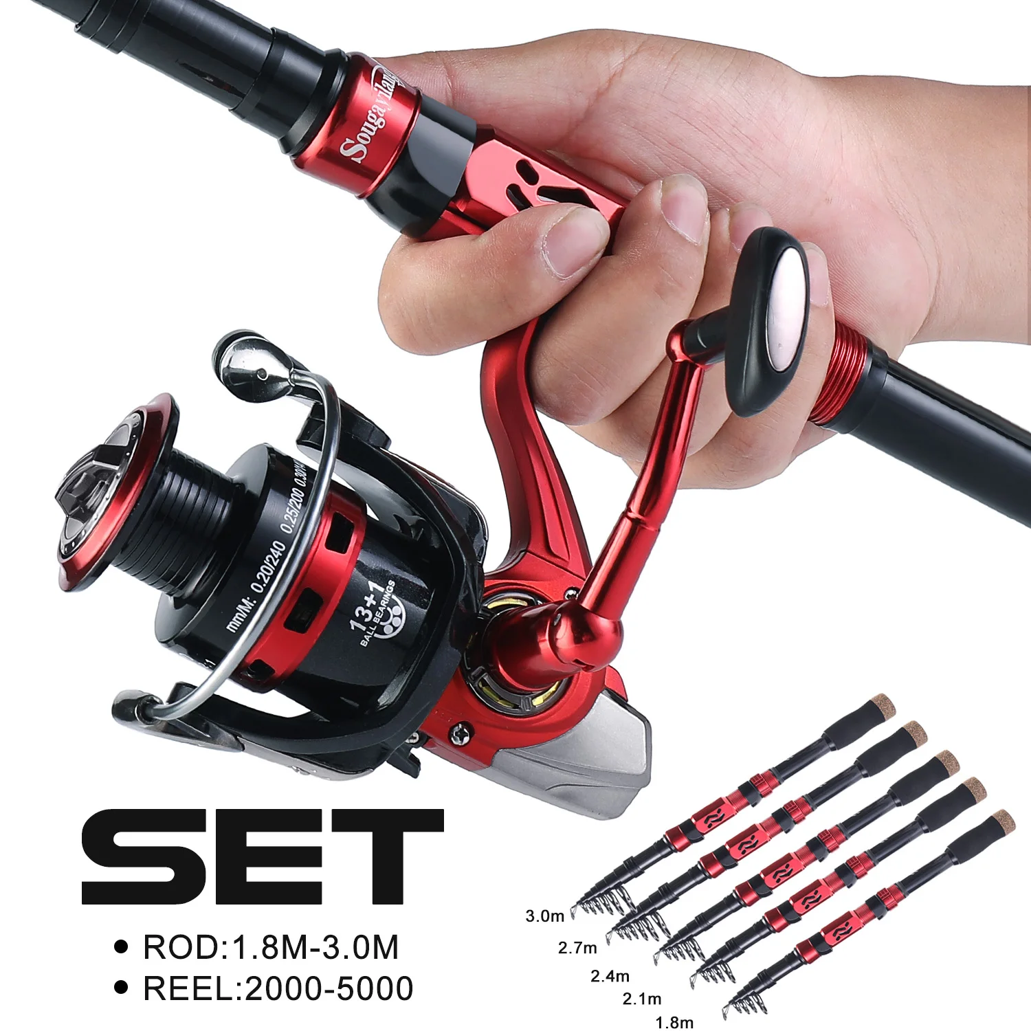 Катушка для удочки, 1,8-3,0 м, 13 + 1BB, передаточное число 5,2: 1
Катушка для удочки, 1,8-3,0 м, 13 + 1BB, передаточное число 5,2: 1