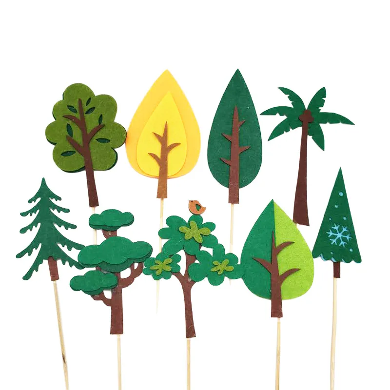 3pcs Mori Series Felt Tree Non-Woven Fabric Small Tree Christmas Tree Leaves Birthday Cake Decoration Cake Topper Happy Birthday
3pcs Mori Series Felt Tree Non-Woven Fabric Small Tree Christmas Tree Leaves Birthday Cake Decoration Cake Topper Happy Birthday