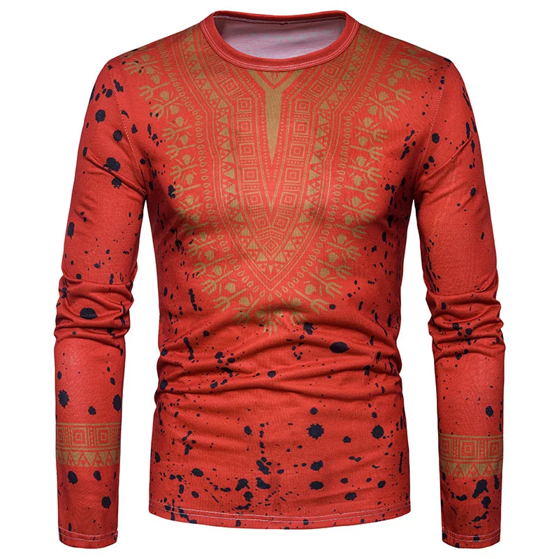 New Fashion Men Creative National Style Floral 3D Print Long Sleeve T shirt streetwear Ct403 
New Fashion Men Creative National Style Floral 3D Print Long Sleeve T shirt streetwear Ct403