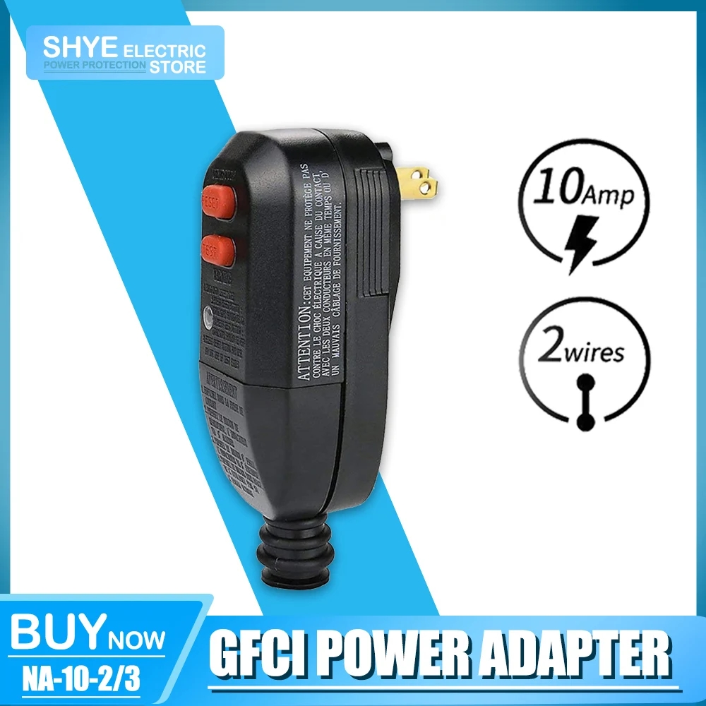 GFCI Power Plug Circuit Breaker Suitable for Refrigerator Water Heater Household Appliance Leakage Protection Switch Adapter
GFCI Power Plug Circuit Breaker Suitable for Refrigerator Water Heater Household Appliance Leakage Protection Switch Adapter