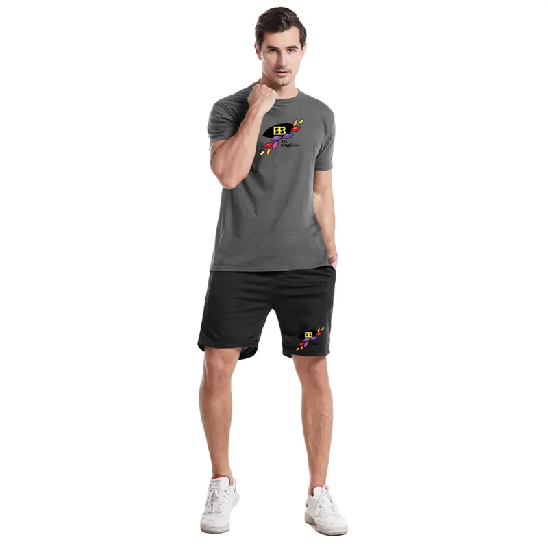 Summer 2021 New Men Short Sleeve Round Collar T Shirt Suit High-end Tide Fashion Casual Jogging Sweatshirt+Sweatshorts Two-piece
Summer 2021 New Men Short Sleeve Round Collar T Shirt Suit High-end Tide Fashion Casual Jogging Sweatshirt+Sweatshorts Two-piece
