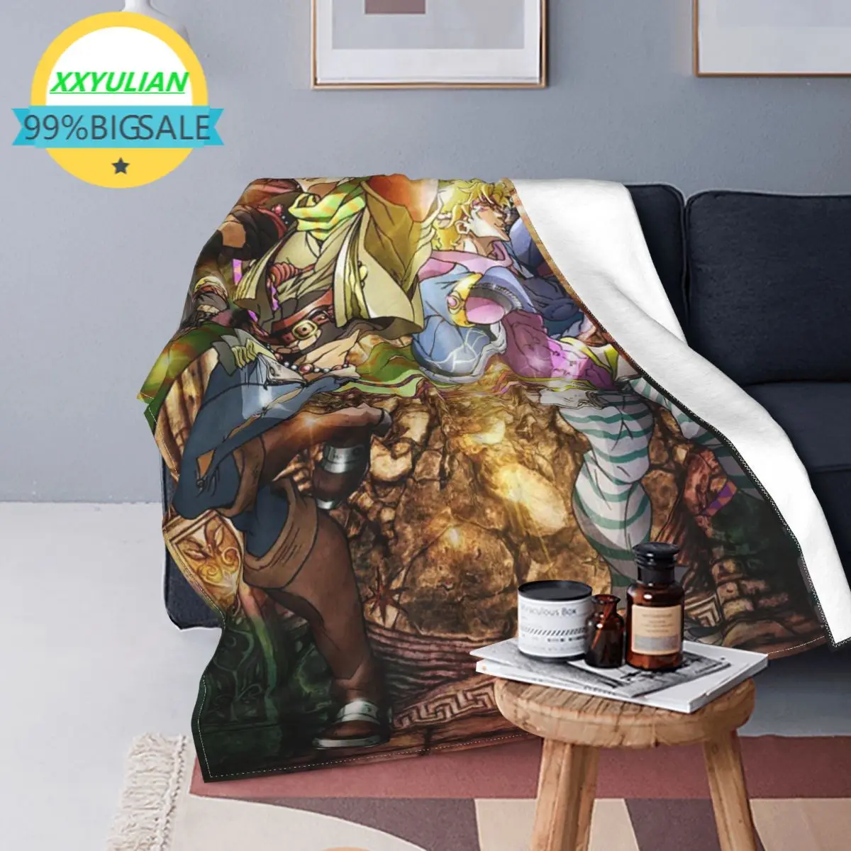 Одеяла JoJo в японском стиле аниме, флисовое мягкое покрывало в сказочном стиле, осень/зима 
Одеяла JoJo в японском стиле аниме, флисовое мягкое покрывало в сказочном стиле, осень/зима