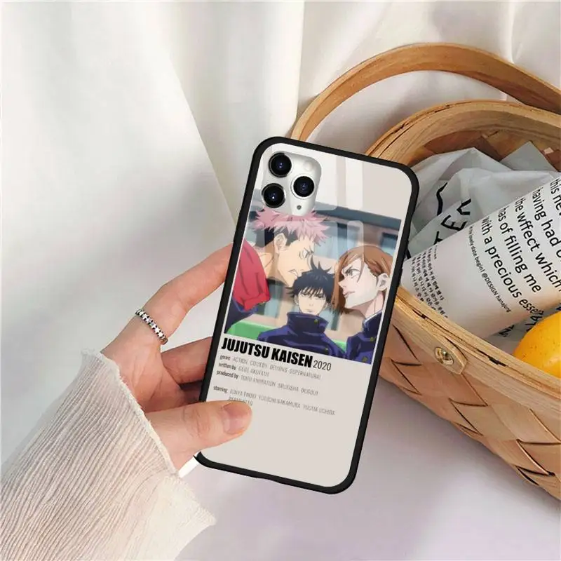Jujutsu Kaisen Satoru Gojo Phone Case Tempered glass For iphone 11 12 PRO MAX X XS XR 5C 6 6S 7 8 plus
Jujutsu Kaisen Satoru Gojo Phone Case Tempered glass For iphone 11 12 PRO MAX X XS XR 5C 6 6S 7 8 plus