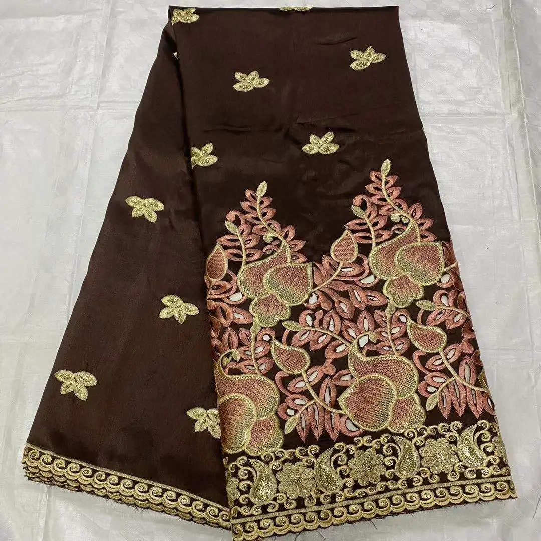 Hot Sales Coffee Color Lndia Embroidery Material With Sequins 2021 Newest Fashion Design George Lace Fabric For Party
Hot Sales Coffee Color Lndia Embroidery Material With Sequins 2021 Newest Fashion Design George Lace Fabric For Party