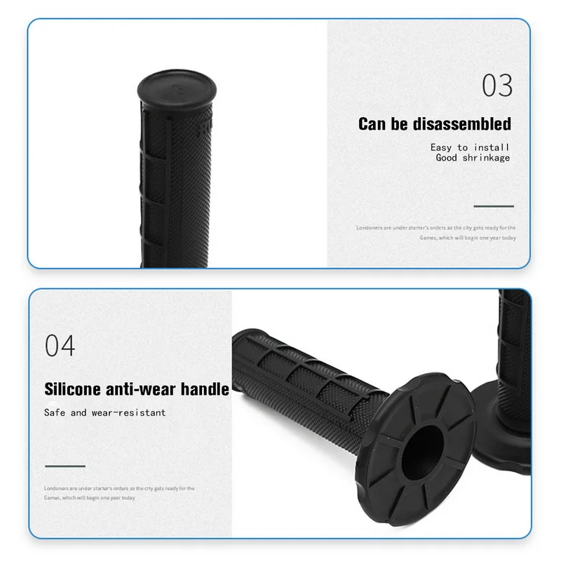 Motorcycle Rubber Handle Cover Soft and Non-slip Removable Wear-resistant Motorcycle Supplies
Motorcycle Rubber Handle Cover Soft and Non-slip Removable Wear-resistant Motorcycle Supplies