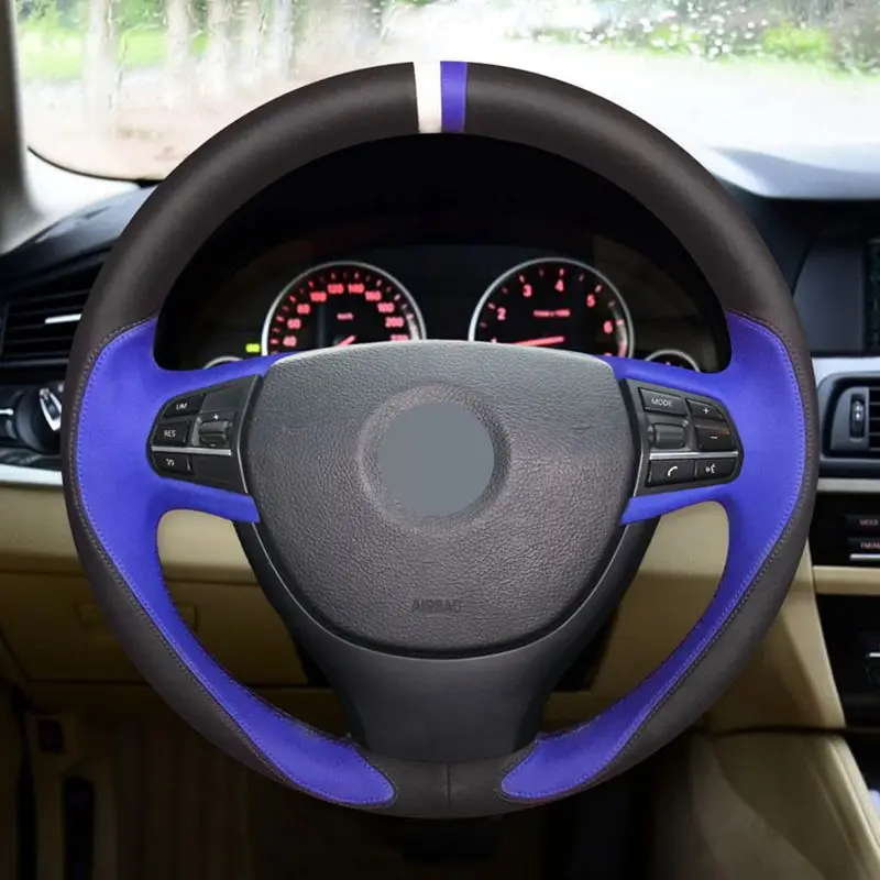 For BMW F10 F07 (GT) 2009-2017 F11 (Touring) 2010-2017 F01 F02 2008-2015 Hand Sew Black Genuine Leather Car Steering Wheel Cover
For BMW F10 F07 (GT) 2009-2017 F11 (Touring) 2010-2017 F01 F02 2008-2015 Hand Sew Black Genuine Leather Car Steering Wheel Cover