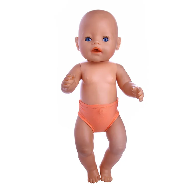 Однотонное нижнее белье LUCKDOLL 18 дюймов американская кукла 43 см аксессуары для