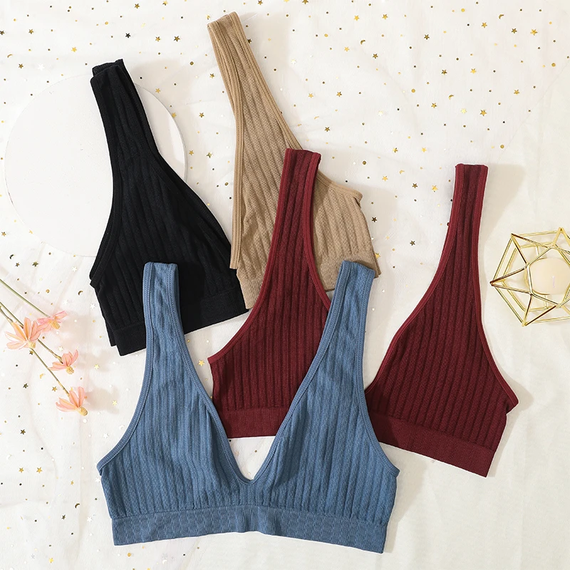 Women's Vest Sponge-Free Fixed Shoulder Strap Seamless U-Back Bra Deep V Bottoming Underwear F070
Women's Vest Sponge-Free Fixed Shoulder Strap Seamless U-Back Bra Deep V Bottoming Underwear F070