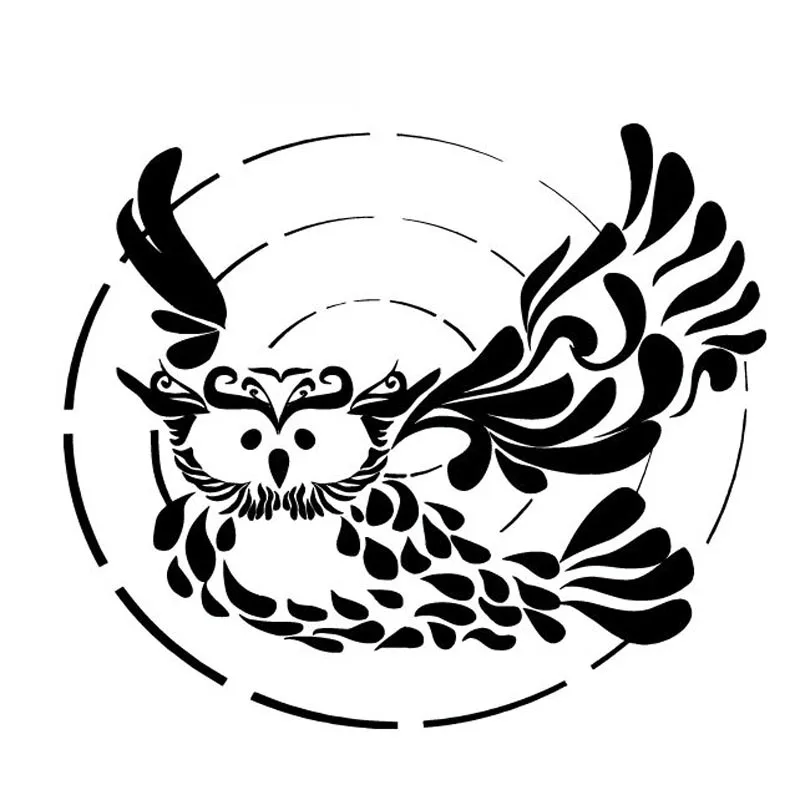 Owl Bird Feather Wings Art Decals High Quality Car Window Decoration Personality Pvc Waterproof Decals Black/white, 16cm*13cm
Owl Bird Feather Wings Art Decals High Quality Car Window Decoration Personality Pvc Waterproof Decals Black/white, 16cm*13cm