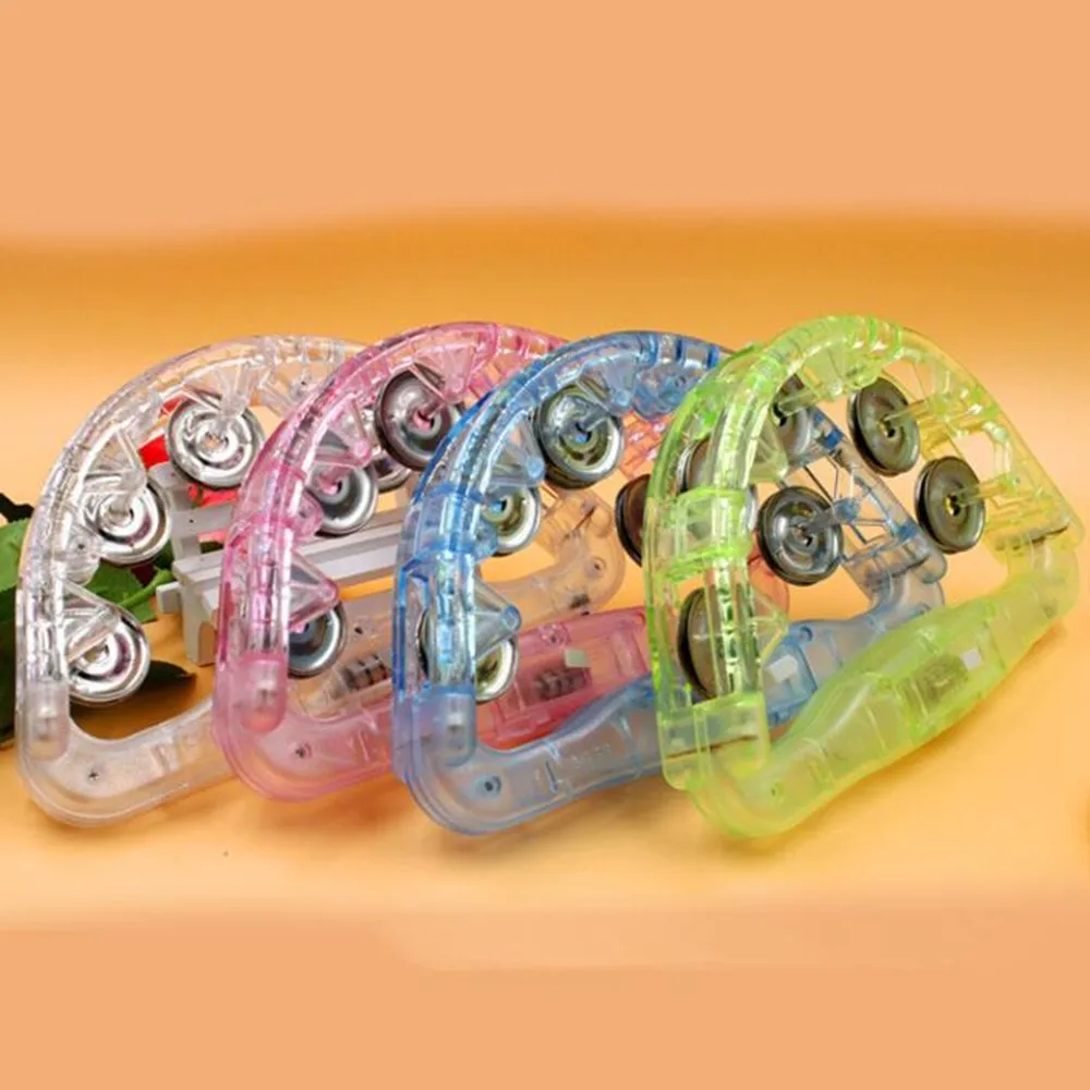 LED Flashing Tambourine Musical Instrument Shaking Toys Plastic Metal Led Tambourine Four Color Flash Rattle Musical Instrument
LED Flashing Tambourine Musical Instrument Shaking Toys Plastic Metal Led Tambourine Four Color Flash Rattle Musical Instrument