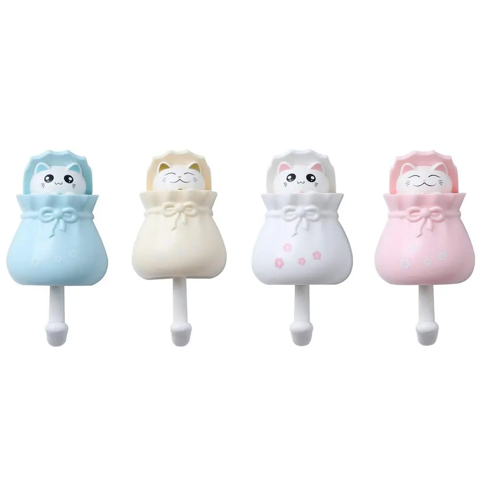 Creative Lucky Bag Hook Strong Viscose Free Punching Cute Cat Entrance Key Sticky Hook Coat Scarf Lovely Hook
Creative Lucky Bag Hook Strong Viscose Free Punching Cute Cat Entrance Key Sticky Hook Coat Scarf Lovely Hook