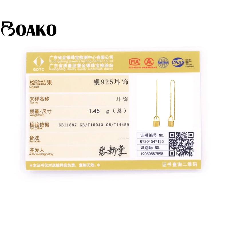 BOAKO 925 Sterling Silver Pearl Stud Earrings For Women Gold Lock Pendientes Piercing Ohrringe Chain Earring Luxury Jewelry Gift
BOAKO 925 Sterling Silver Pearl Stud Earrings For Women Gold Lock Pendientes Piercing Ohrringe Chain Earring Luxury Jewelry Gift