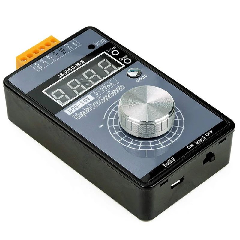 Portable 0-5V 0-10V 4-20MA Generator with LED Display High Precision Adjustable DC Current Voltage Signal Generator No Battery
Portable 0-5V 0-10V 4-20MA Generator with LED Display High Precision Adjustable DC Current Voltage Signal Generator No Battery