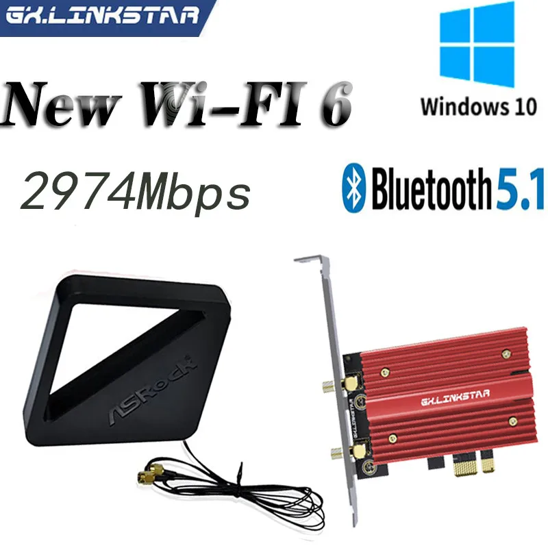 2974 Мбит/с PCIe Wifi6 адаптер Intel AX200 Wifi карта Беспроводная Bluetooth 5,1 Двухдиапазонная 2,4G/5 ГГц 802.11ax/ac внешняя антенна Asrock
2974 Мбит/с PCIe Wifi6 адаптер Intel AX200 Wifi карта Беспроводная Bluetooth 5,1 Двухдиапазонная 2,4G/5 ГГц 802.11ax/ac внешняя антенна Asrock
