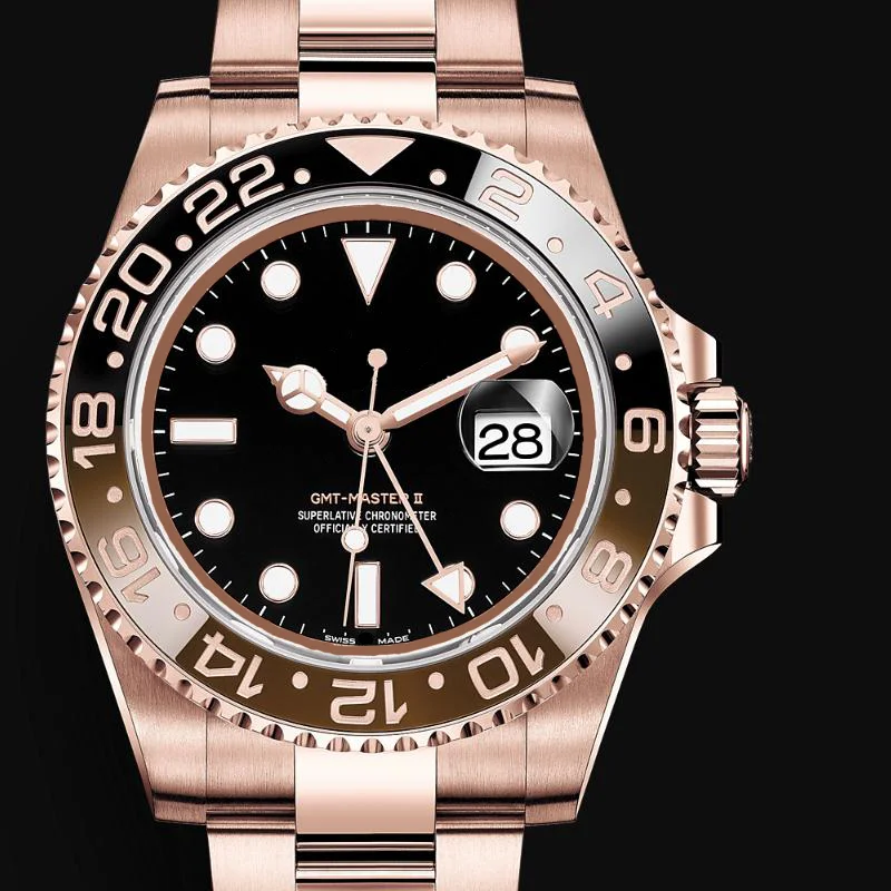 Automatic Watch Men's Mechanical Watch A3285 Ceramic Stainless Steel Bracelet 1:1 Top Edition Rose Gold Black Ceramic Bezel
Automatic Watch Men's Mechanical Watch A3285 Ceramic Stainless Steel Bracelet 1:1 Top Edition Rose Gold Black Ceramic Bezel