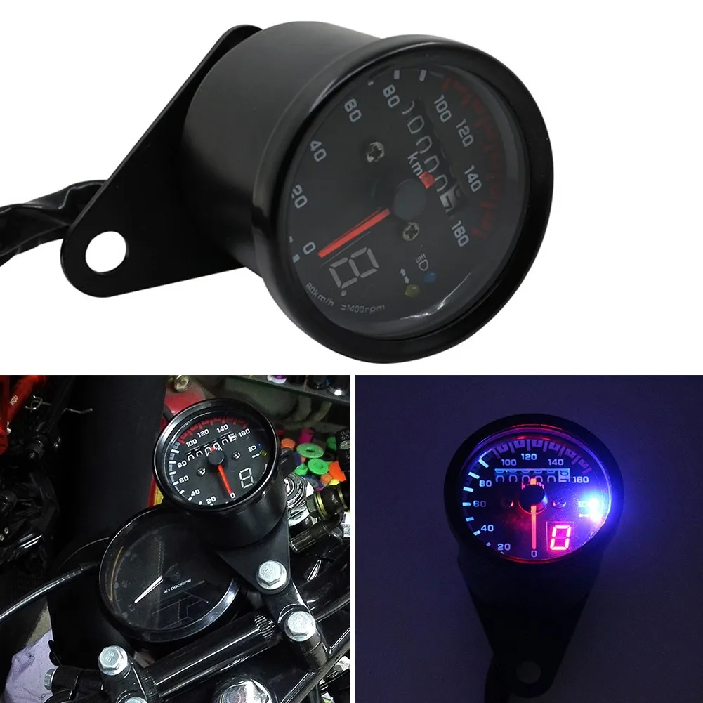 12V Motorcycle Speedometer Odometer Gauge Dual Speed Meter Universal Motobike Gear Indicator Lamp With Signal Light
12V Motorcycle Speedometer Odometer Gauge Dual Speed Meter Universal Motobike Gear Indicator Lamp With Signal Light