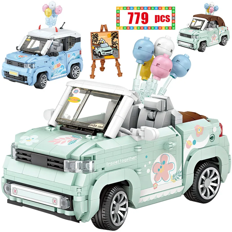 779pcs City Street View Mini Technical Car Building Blocks Friends Leisure Vacation Vehicle Cute Sticker Bricks Toys For Kids
779pcs City Street View Mini Technical Car Building Blocks Friends Leisure Vacation Vehicle Cute Sticker Bricks Toys For Kids