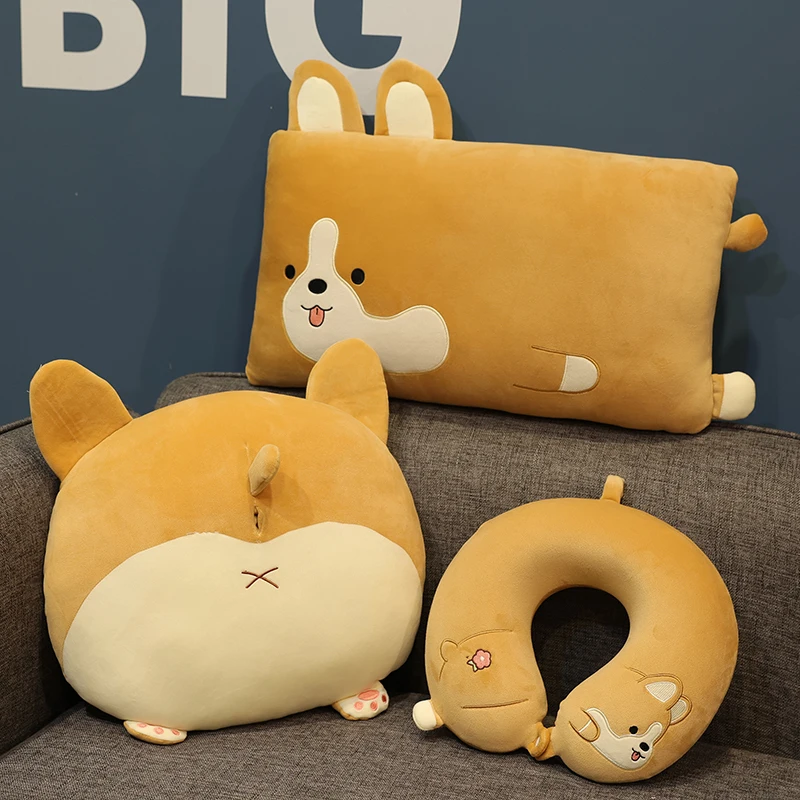 30/50CM Plush Corgi Long Pillow U Shaped Round Pillow Sofa Cushion Stuffed Soft Animal Dolls for Children Girls Home Decor Gift
30/50CM Plush Corgi Long Pillow U Shaped Round Pillow Sofa Cushion Stuffed Soft Animal Dolls for Children Girls Home Decor Gift