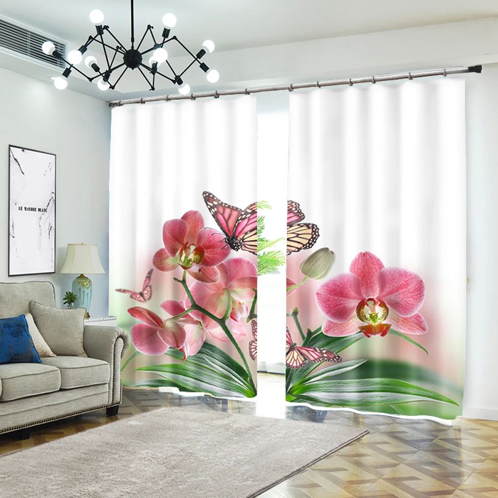 Perforated Hook 3D Blackout Curtains Buff Flower Butterfly Modern Custom Full Sunscreen Windows Bedroom Living Room Decoration
Perforated Hook 3D Blackout Curtains Buff Flower Butterfly Modern Custom Full Sunscreen Windows Bedroom Living Room Decoration