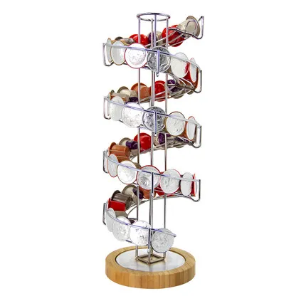 Coffee Pod Holder Rotatable Plating Stainless Capsule Metal Rack Storage 40PCS Nespresso Coffee Black New Straight Row Racks
Coffee Pod Holder Rotatable Plating Stainless Capsule Metal Rack Storage 40PCS Nespresso Coffee Black New Straight Row Racks