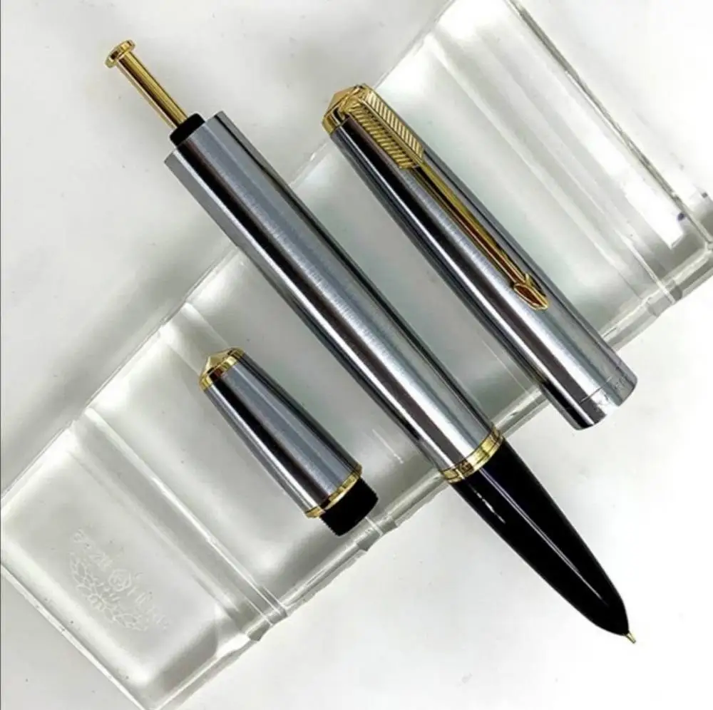 Ручка перьевая Wing Sung 601 автоматическая стальная ручка с чернилами тонким
