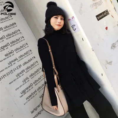 FOLOBE Knitting Female Sweater Pantsuit For Women Two Piece Set Knitted Pullover Long Sleeve Bandage Top Wide Leg Pants Suit
FOLOBE Knitting Female Sweater Pantsuit For Women Two Piece Set Knitted Pullover Long Sleeve Bandage Top Wide Leg Pants Suit