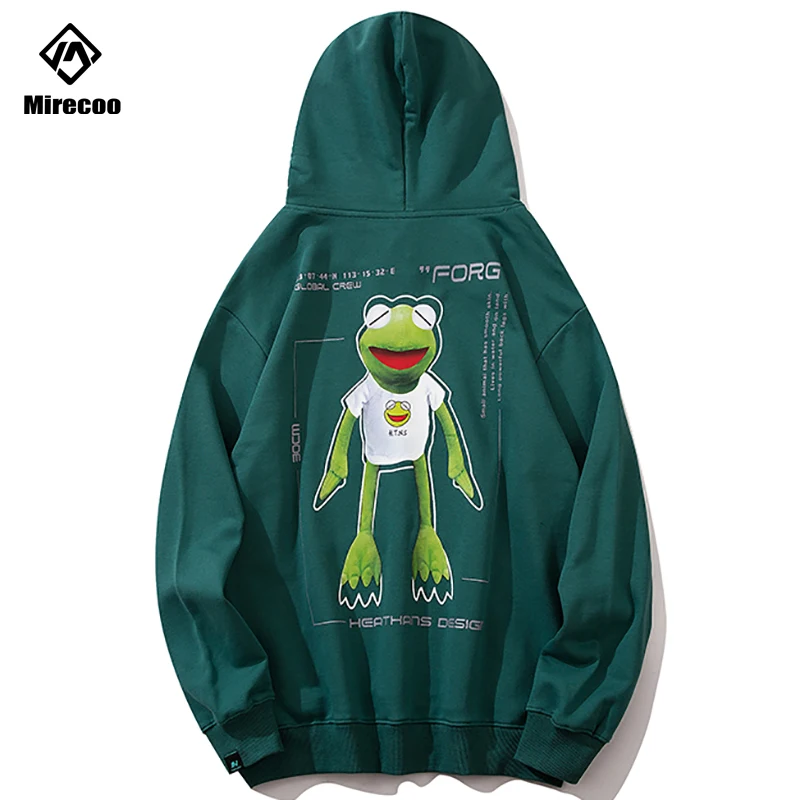Cartoons Frog Print Hipster 2020 Men Hip Hop Sweatshirt Hoodie Streetwear Harajuku Pullover Hoodie Cotton Fleece Autumn Hoodie
Cartoons Frog Print Hipster 2020 Men Hip Hop Sweatshirt Hoodie Streetwear Harajuku Pullover Hoodie Cotton Fleece Autumn Hoodie