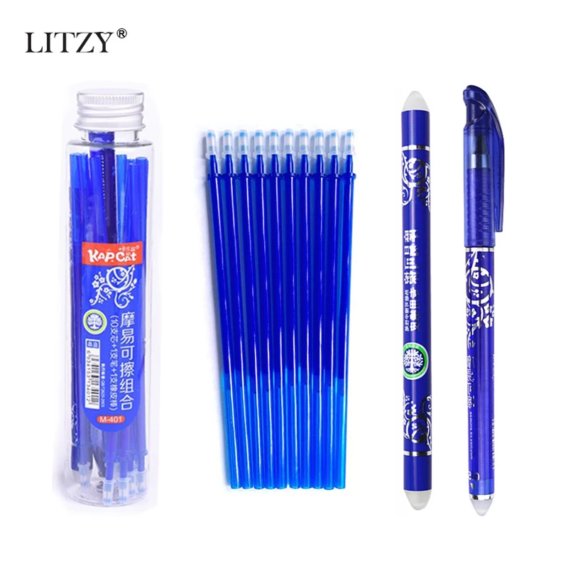 Набор гелевых ручек со стираемыми синими чернилами, 0,5 мм 
Набор гелевых ручек со стираемыми синими чернилами, 0,5 мм