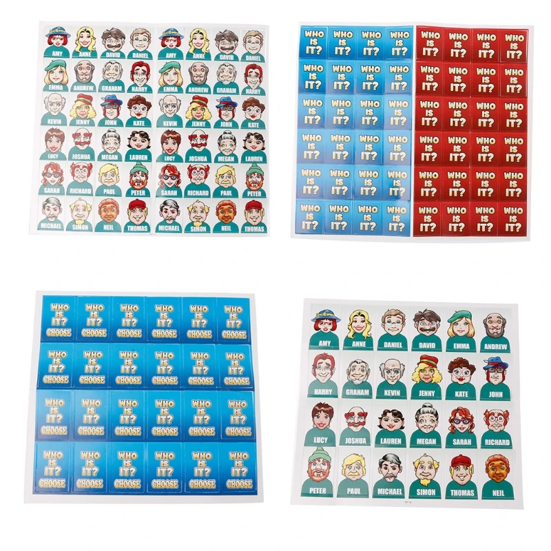 Who Is It Classic Board Game Funny Family Guessing Games Kids Children Toy Gift 
Who Is It Classic Board Game Funny Family Guessing Games Kids Children Toy Gift