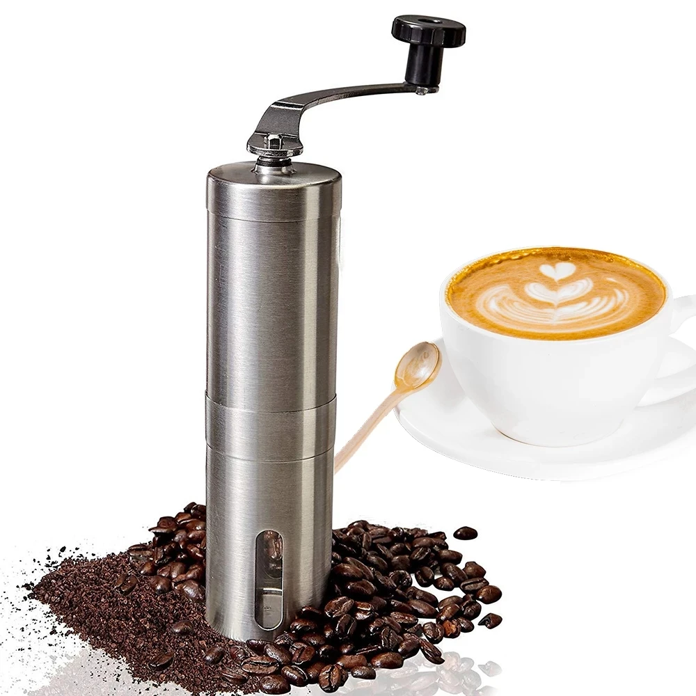 Manual Coffee Bean Grinder Stainless Steel Hand Coffee Mill Ceramic Burr for Drip Coffee Espresso French Press Turkish Brew Bean
Manual Coffee Bean Grinder Stainless Steel Hand Coffee Mill Ceramic Burr for Drip Coffee Espresso French Press Turkish Brew Bean