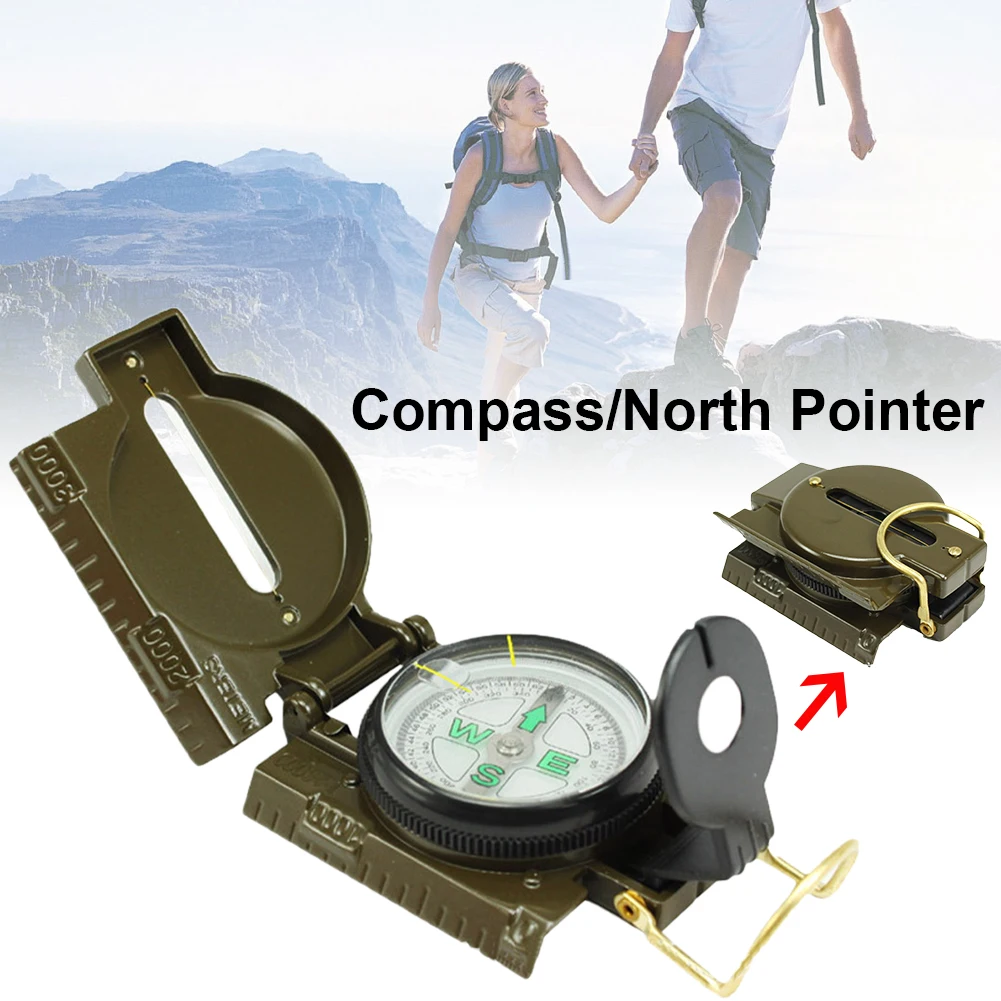 Portable Compass Multifunctional Military Sighting Navigation Lensatic Compass with Inclinometer for Camping Hiking Shipping
Portable Compass Multifunctional Military Sighting Navigation Lensatic Compass with Inclinometer for Camping Hiking Shipping