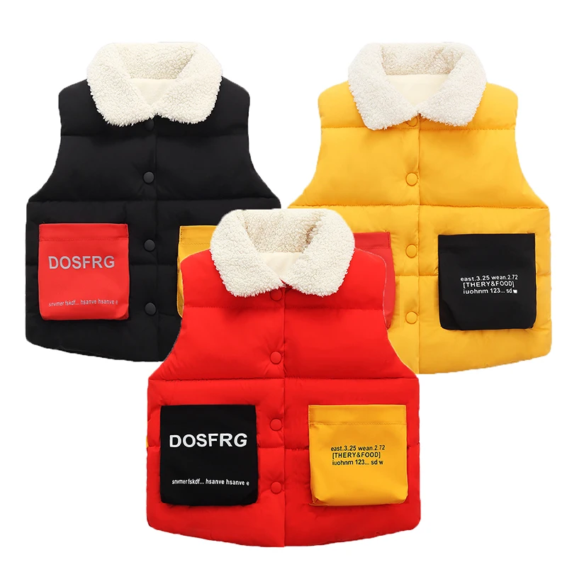 2021 New Children Vest Pocket Warm Vest for Girls Button Vest for Boy Fashion Four Seasons Children's Jacket Waistcoat 1-6 Year
2021 New Children Vest Pocket Warm Vest for Girls Button Vest for Boy Fashion Four Seasons Children's Jacket Waistcoat 1-6 Year