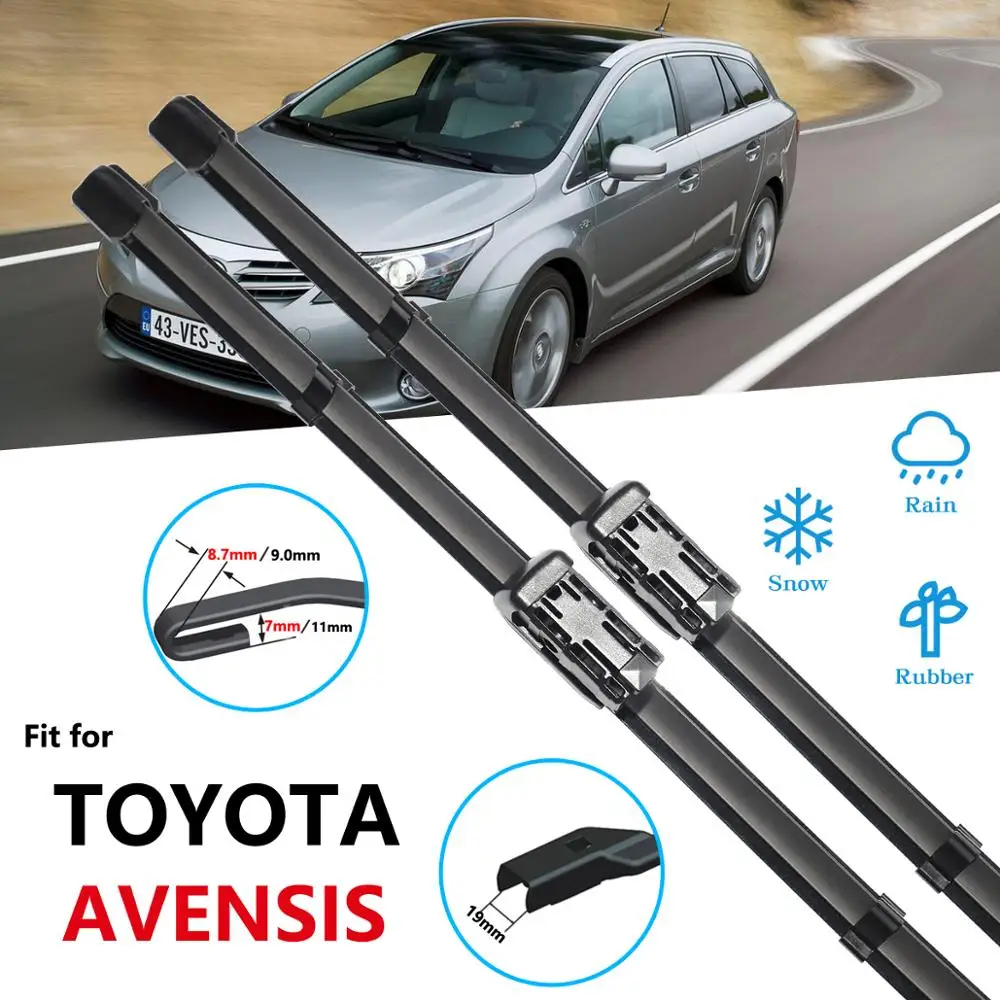 for Toyota Avensis T250 T270 Verso 2001~2018 Mk2 Mk3 Wipers Blade Car Accessories Windshield Wipers 2002 2009 2010 2016 2017
for Toyota Avensis T250 T270 Verso 2001~2018 Mk2 Mk3 Wipers Blade Car Accessories Windshield Wipers 2002 2009 2010 2016 2017