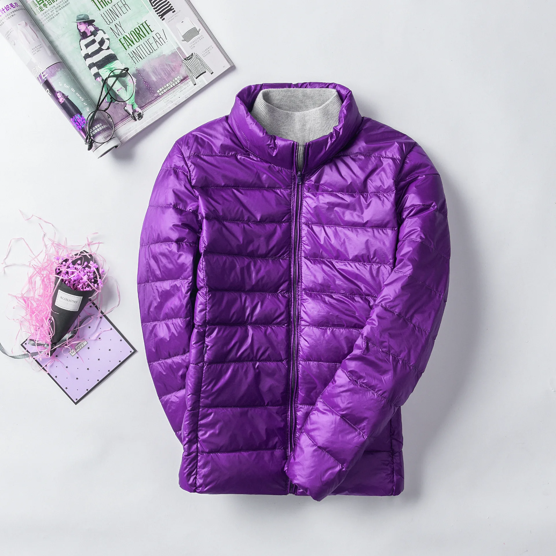 Fannic 2020 Winter Thin down Jacket Women 's Stand Collar Slim -Fit Soild Zippers Plus-size Jacke
Fannic 2020 Winter Thin down Jacket Women 's Stand Collar Slim -Fit Soild Zippers Plus-size Jacke