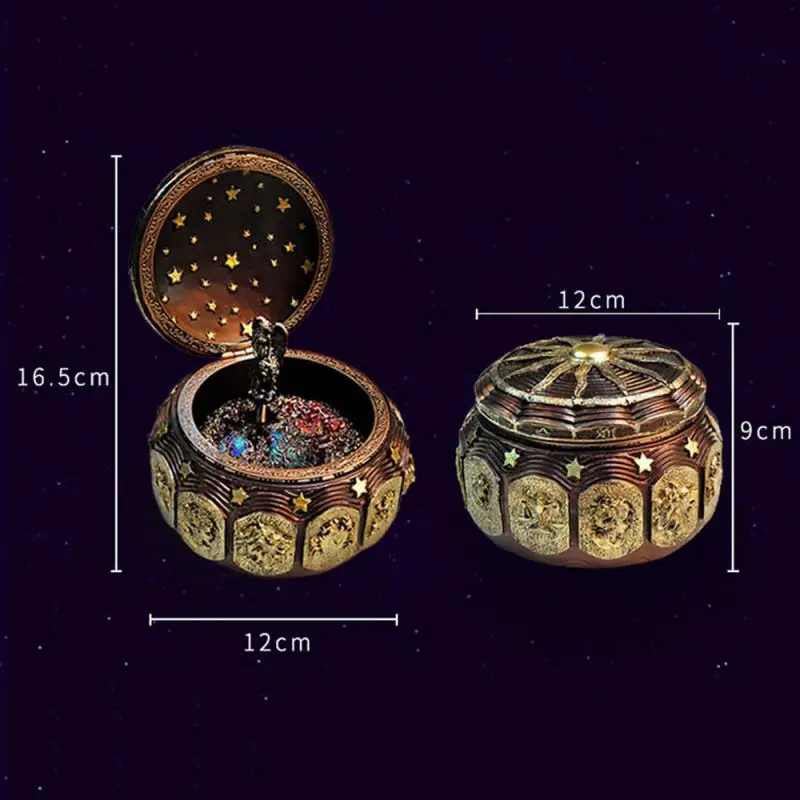 Birthday Gifts Music Box Retro 12 Constellation Zodiac Decoration Musical Boxes Sun God Antique Gift Box Girls Valentine's Day
Birthday Gifts Music Box Retro 12 Constellation Zodiac Decoration Musical Boxes Sun God Antique Gift Box Girls Valentine's Day