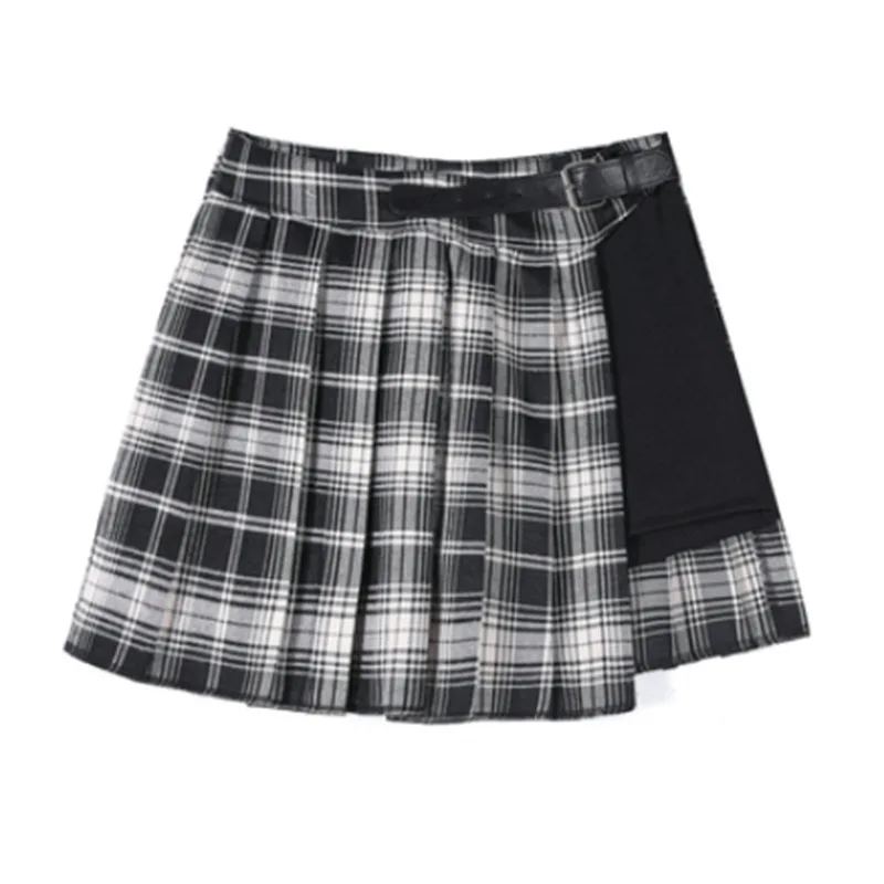Harajuku Punk Irregular Mini Pleated Skater Skirt Asymmetric Cutout High Waist Hip Hop Clubwear gothic harajuku skirt Women
Harajuku Punk Irregular Mini Pleated Skater Skirt Asymmetric Cutout High Waist Hip Hop Clubwear gothic harajuku skirt Women