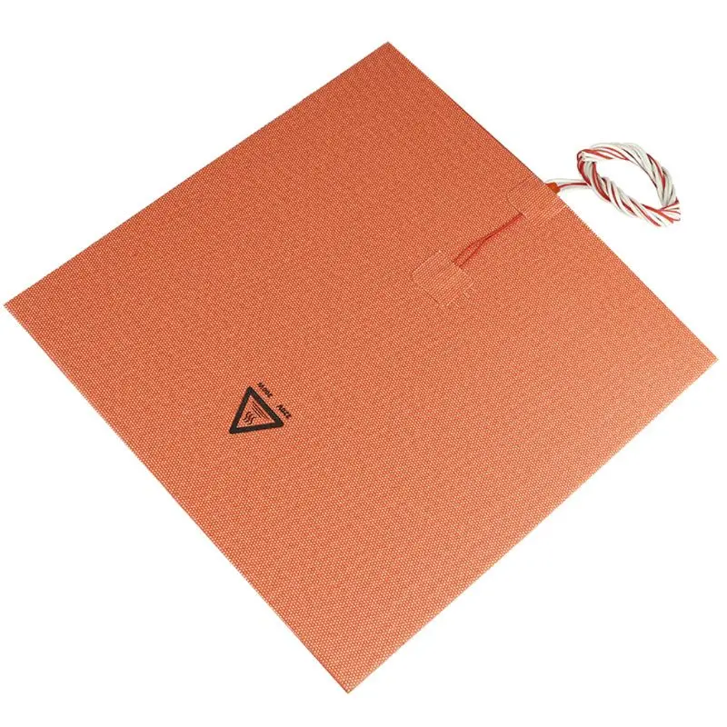 2021 New 400*400mm 220V 600W Silicone Rubber Heating Pad For 3D Printer Heating Bed
2021 New 400*400mm 220V 600W Silicone Rubber Heating Pad For 3D Printer Heating Bed