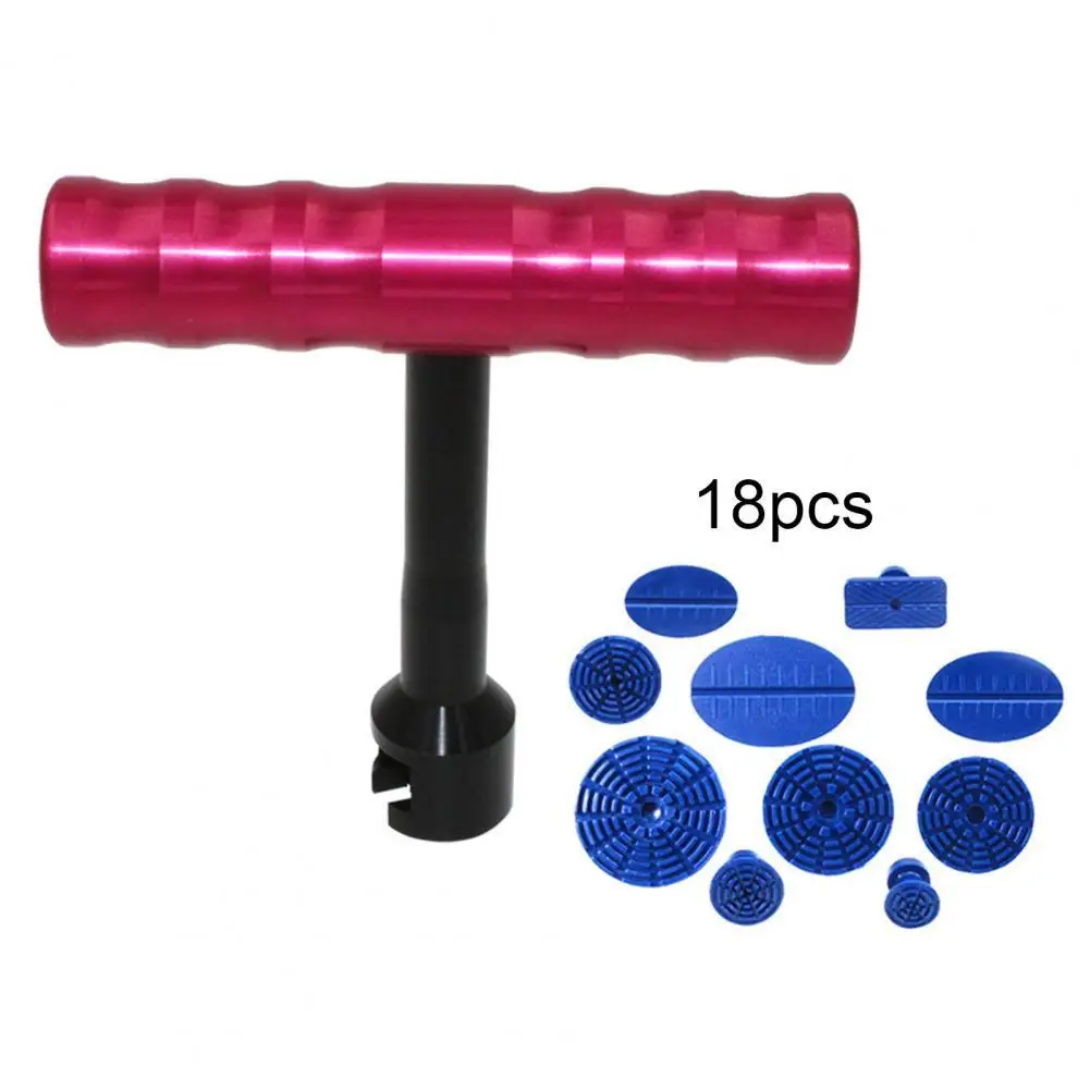 19Pcs Puller T Shape Easy to Operate Dent Repair Kit T-shaped Automotive Repair Puller Set for Car Auto Grip Glue Dent Puller
19Pcs Puller T Shape Easy to Operate Dent Repair Kit T-shaped Automotive Repair Puller Set for Car Auto Grip Glue Dent Puller