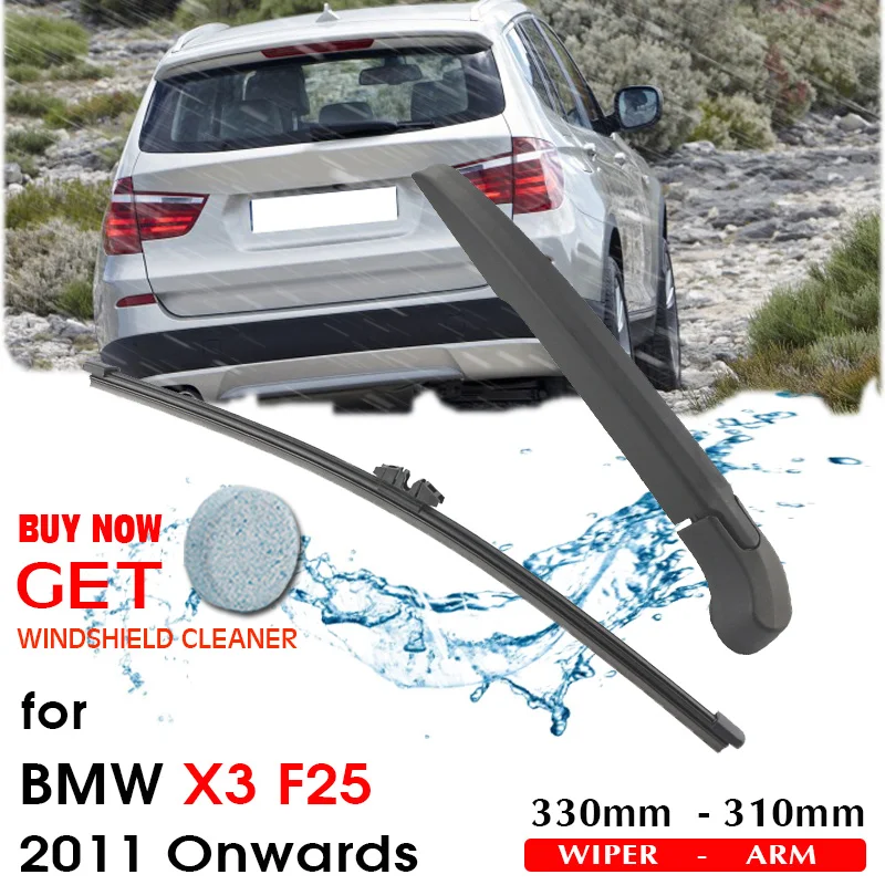 Car Wiper Blade Rear Back Window Windscreen Windshield Wipers Auto Accessories For BMW X3 F25 Hatchback 330mm 2011 Onwards
Car Wiper Blade Rear Back Window Windscreen Windshield Wipers Auto Accessories For BMW X3 F25 Hatchback 330mm 2011 Onwards