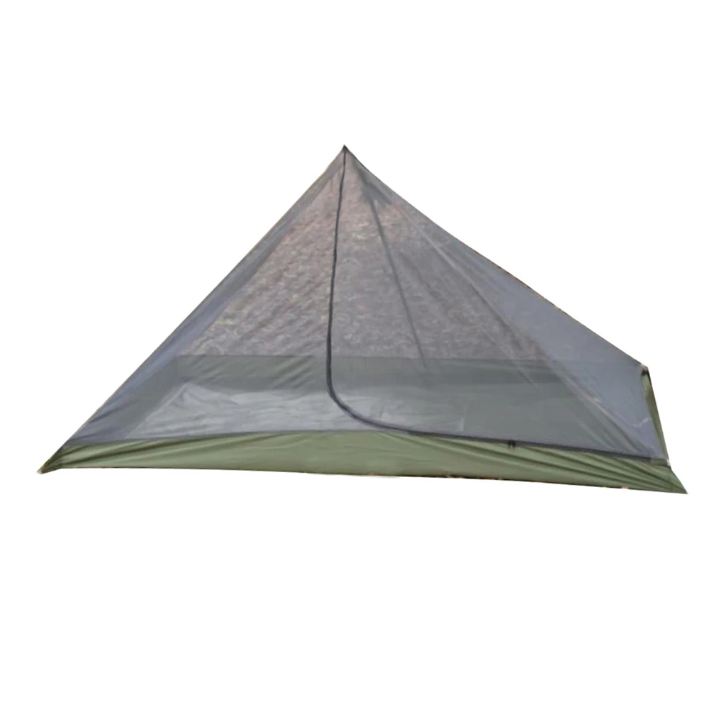 One Person Trekking Pole Tent, Ultralight Backpacking Tent Mesh Tent with Pyramid Shape Design, Easy Set-up
One Person Trekking Pole Tent, Ultralight Backpacking Tent Mesh Tent with Pyramid Shape Design, Easy Set-up