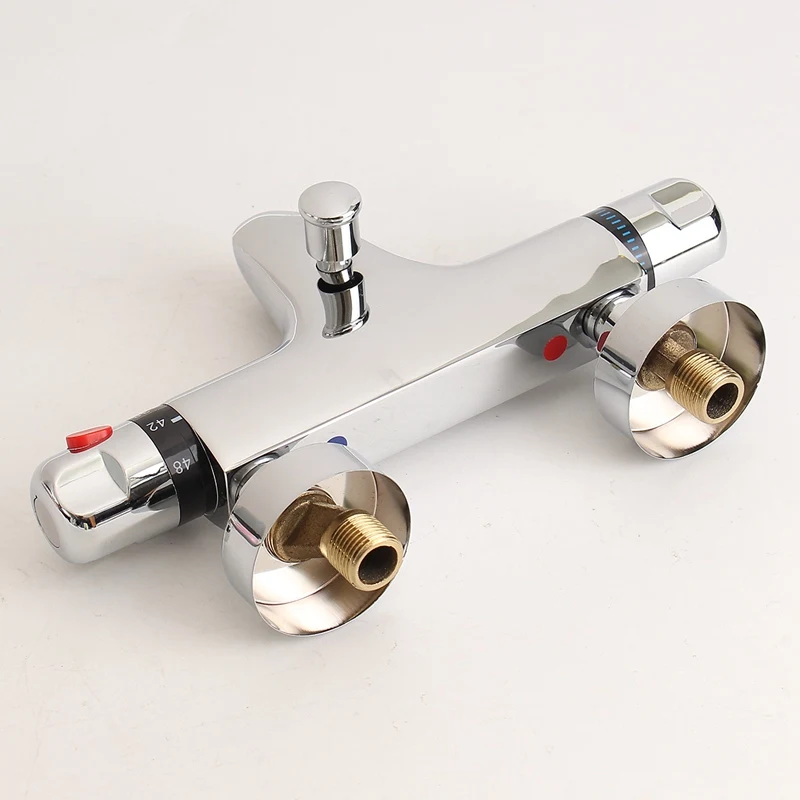 Two Handle Mixer Shower Faucets Faucet Tap Bathroom Thermostatic Mix Bath Water Control Valve Wall Mounted Ceramic
Two Handle Mixer Shower Faucets Faucet Tap Bathroom Thermostatic Mix Bath Water Control Valve Wall Mounted Ceramic