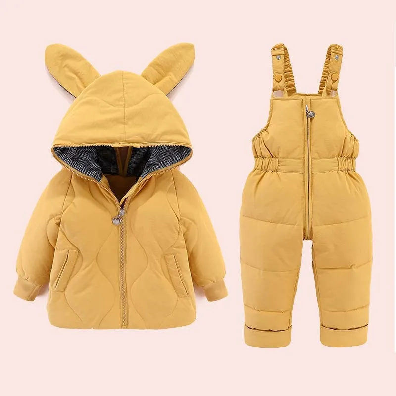 JXYSY 2pcs Set Baby Girl Winter Down Jacket And Jumpsuit For Children Thicken Warm Fur Collar Jacket For Girls Infant Snowsuit
JXYSY 2pcs Set Baby Girl Winter Down Jacket And Jumpsuit For Children Thicken Warm Fur Collar Jacket For Girls Infant Snowsuit