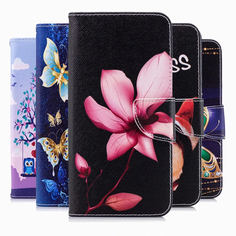 Флип кейс из искусственной кожи для Huawei P30 P20 P10 P9 P8 Pro Lite 2019 P Smart Plus чехлы смартфонов
