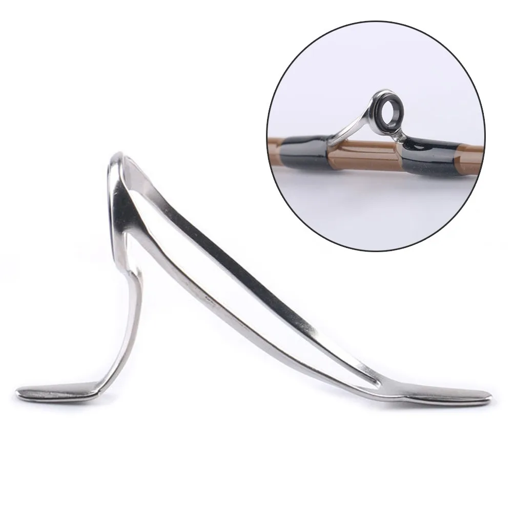 1pcs Casting Fishing Rod Tips Guides Ring Double Stainless Eye Guide Pole Repair Pesca Iscas Fish Tackle Tool Accessories 5-20#
1pcs Casting Fishing Rod Tips Guides Ring Double Stainless Eye Guide Pole Repair Pesca Iscas Fish Tackle Tool Accessories 5-20#